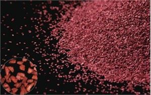 Керамични алуминиеви абразиви с червено повърхностно покритие